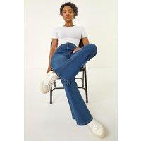 Roman Women's Petite Bootcut Stretch Jeans in Indigo | Size: 8
