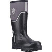 Muck Boots Men's Grit S5 Safety Wellington in Black | Size: 12