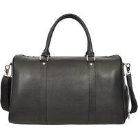 House of Leather Men's Real Leather Holdall Weekend Bag Reeve in Black