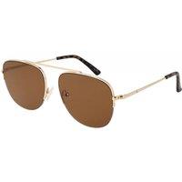 Champion Men's CU5151-58C01 Square/Rectangle Sunglasses in Gold