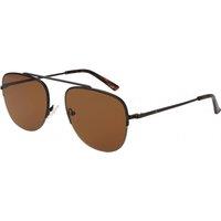 Champion Men's CU5151-58C04 Square/Rectangle Sunglasses in Black