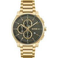 BOSS Men's 1514190 44mm Quartz Watch in Gold
