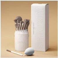 Complete Professional Makeup Brush Set 18 Pcs in White