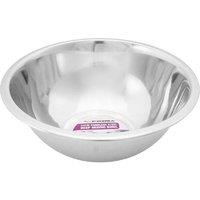 BARGAINS-GALORE Set Of 4 Stainless Steel Deep Mixing Bowl 24cm For Baking Cooking Home in Silver