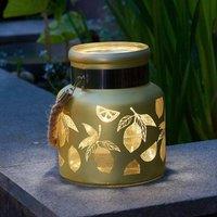 Marco Paul Solar LED Garden Lemon Lantern - Yellow | Size: 20 cm