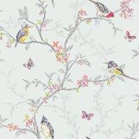 Holden Dcor Phoebe Birds Wallpaper in Teal