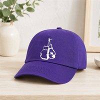 60 SECOND MAKEOVER Boxing Gloves Baseball Cap in Purple