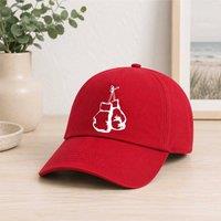 60 SECOND MAKEOVER Boxing Gloves Baseball Cap in Red