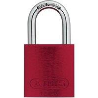 ABUS Mechanical 72 Series Aluminium Padlock in Red