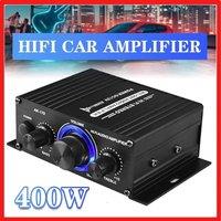 FLAVORA 400W HiFi Digital Power Amplifier Mini Stereo Audio Amp in Black
