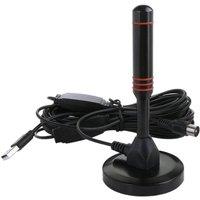 NESTLUNE Outdoor Aerial 22dBi Digital TV Antenna in Black