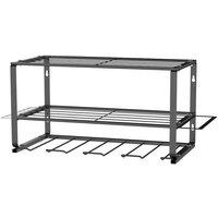 SPETLEK Garage Power Tool Organizer Wall Mount Cordless in Black | Size: 0.6m2