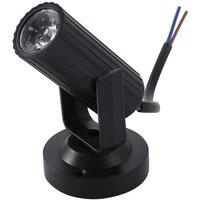 VOGREX Portable LED Mini Spotlights for Cabinet in Black