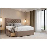 Nexus Mattresses Ltd Tuscany Plush Divan Bed Base 2 Drawers Foot-End - 26 Headboard in Bronze | Size: Double