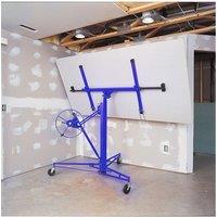 Living and Home 16FT Rolling Drywall Lifter Panel Hoist Jack Tool in Blue