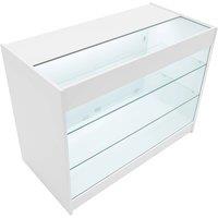 Monstershop LED Retail Shop Counter K1200 - White