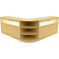 Monstershop Theseus LED Shop Counter Set LM60 & 2 x B1500 - Maple in Beige