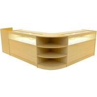 Monstershop Sagittarius LED Shop Counter Set LM60, TB60 & 2 x B1500 - Maple in Beige