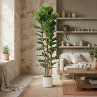 Wyld Haus Racori 180cm Artificial Fiddle Leaf Fig Tree Full Canopy Green