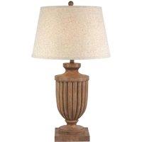 Hill Interiors Tassora Table Lamp (UK Plug) in Brown