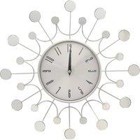 Berkfield Home Wall Clock Silver 40 cm Metal