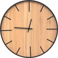 Berkfield Home Wall Clock Brown 39 cm Iron & Engineered Wood