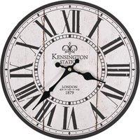 Berkfield Home Vintage Wall Clock London 30 cm in White