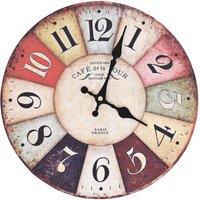 Berkfield Home Vintage Wall Clock Colourful 30 cm