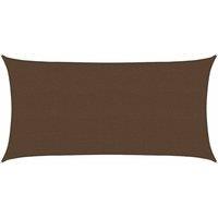 Berkfield Home Sunshade Sail 160 g/m Brown 2.5x5 m HDPE