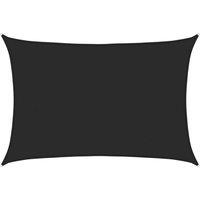 Berkfield Home Sunshade Sail 160 g/m Black 5x6 m HDPE