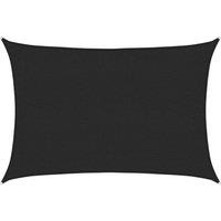 Berkfield Home Sunshade Sail 160 g/m Black 2x2.5 m HDPE