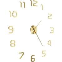 Berkfield Home Attractive 3D Wall Clock Modern Design 100 cm XXL Gold
