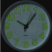 Berkfield Home Luminous Wall Clock White 30 cm