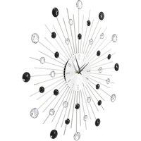 Berkfield Home Wall Clock with Quartz Movement Modern Design 50 cm in Silver