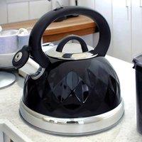 SPETLEK Black Whistling Kettle Stainless Steel Diamond