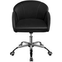 Kelvenix Leather Home Office Chair black | Size: 0.6m2