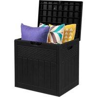 Havendro 126L Outdoor Plastic Utility Storage Box Waterproof Black