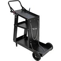 EONLION 3 Tier Welding Cart Trolley Storage in Black | Size: 1000mm 2000mm