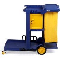 Kelvenix Cleaning Trolley On Wheels in Blue | Size: 0.6m2