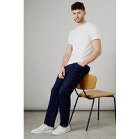 Maine Men's Rinse Wash Premium Stretch Straight Fit Jeans in Dark Blue | Size: 36S