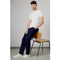 Maine Men's Rinse Wash Premium Stretch Straight Fit Jeans in Dark Blue | Size: 38S