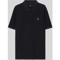 Enorsia Men's Men's Black Pique Polo Shirt | Size: Medium