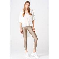 Dilvin Women's High-Waist Slim Fit Leggings in Tan | Size: Large
