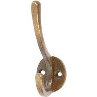 Hammer and Tongs Hat & Coat Hook - W25mm x H80mm in Gold | Size: 1000mm x 1000mm