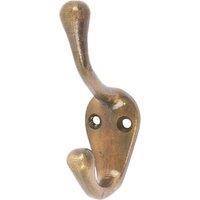 Hammer and Tongs Narrow Hat & Coat Hook - W25mm x H80mm in Gold | Size: 1000mm x 1000mm