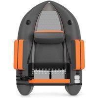 Kelvenix Inflatable Fishing Float Tube Portable Adult Fishing Boat with Pump in Grey | Size: 0-12 m