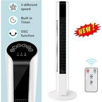 EONLION TOWER FAN AIR COOLING FREE STANDING TOWER FAN in White