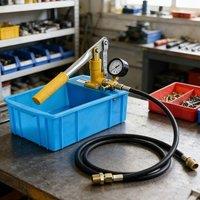 Ventryn Pressure Pump Kit with Extended Handle for Water Pipe Testing in Blue