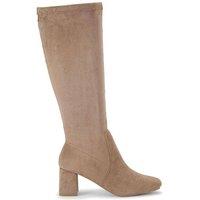 Carvela Women's 'Corsano Knee' Fabric Boots in Taupe | Size: 3