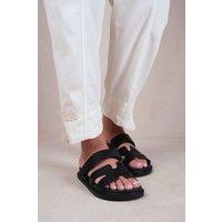 Where's That From Women's 'Adagio' Strappy Sandals in Black | Size: 4